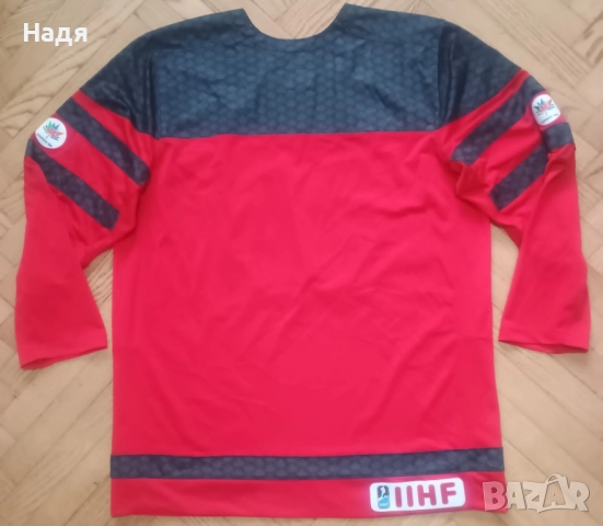 Оригинална Хокейна фланелка на Канада 2017 World championship, снимка 2 - Зимни спортове - 52240082