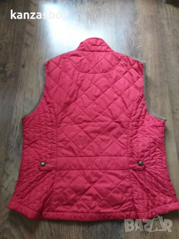 Polo Ralph Lauren Equestrian Vest Suede Trim White Quilted Full Zip - страхотен дамски елек ХЛ, снимка 8 - Елеци - 48359726