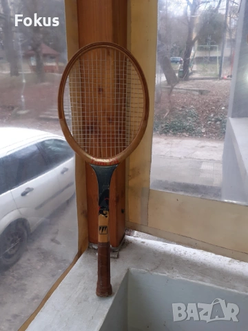 Стара колекционерска ракета за тенис Тангра, снимка 4 - Антикварни и старинни предмети - 53389660