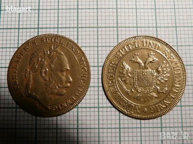 стар жетон-монета-Франц Йосиф