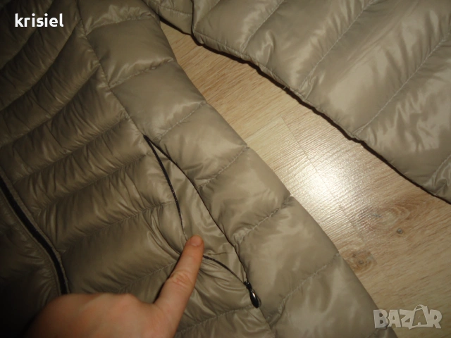 ОЛЕКОТЕНО ЯКЕ С ГЪШИ ПУХ--L номер, снимка 7 - Якета - 53128778