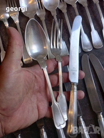 WMF посребрени немски прибори за хранене 24 части, снимка 11 - Прибори за хранене, готвене и сервиране - 40812864