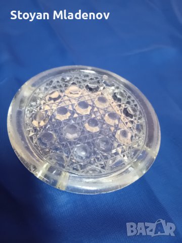 Пепелник тип кристален ретро 70 годишен поне, снимка 3 - Антикварни и старинни предмети - 43504105