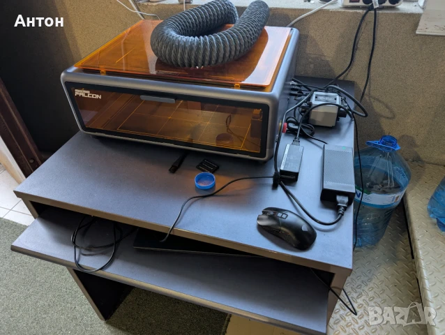 Лазер Creality Falcon A1 + Rotating kit pro и материали за гравиране