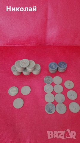 Жетони / Игрални жетони, снимка 7 - Нумизматика и бонистика - 32495742