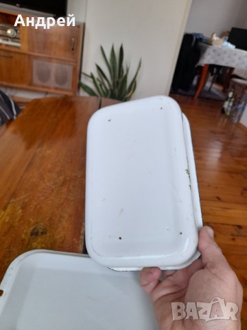 Стара емайлирана кутия за храна, снимка 7 - Други ценни предмети - 44087073