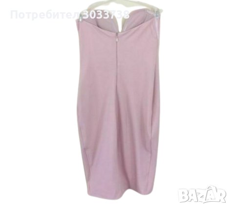 Нова Nookie Розова Къса Елегантна Рокля Без Ръкав и Презрамки Размер М, снимка 3 - Рокли - 36161069