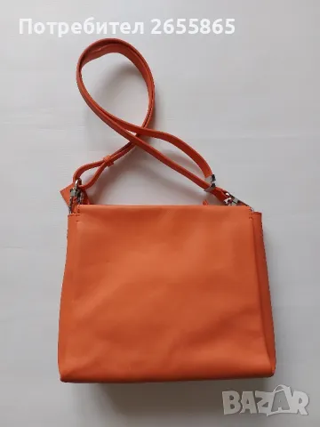 Дамска кожена чанта през рамо, снимка 8 - Чанти - 49814513