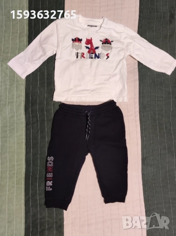 Бебешки спортен комплект Mayoral за момче, снимка 2 - Комплекти за бебе - 52275225