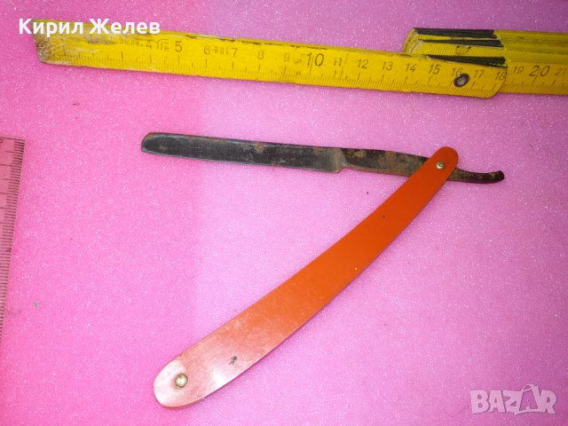 Старинен РЯДЪК с ЩЕМПЕЛ на ОСТРИЕТО - ERN 1166 - КОЛЕКЦИОНЕРСКИ БРЪСНАЧ 43171, снимка 2 - Антикварни и старинни предмети - 44010373