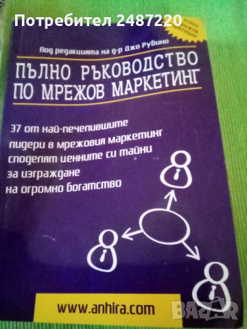 Пълно ръководство по мрежов маркетинг Анхира 2010г, снимка 1