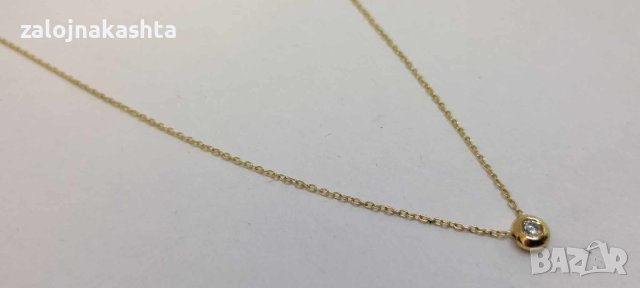 Ново Златно колие-1,82гр/14кр, снимка 7 - Колиета, медальони, синджири - 43447432