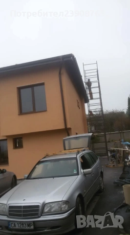 ФАСАДНА ТОПЛОИЗОЛАЦИЯ С МАЗИЛКА И AIRLESS БОЯ , снимка 8 - Ремонти на къщи - 53383261