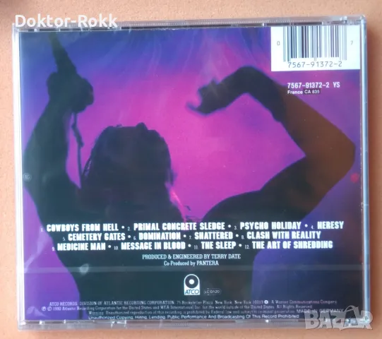 Pantera - Cowboys From Hell 1990 (CD) 2012, снимка 2 - CD дискове - 48350823