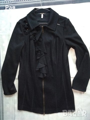Елегантно черно сако / палто Kensol, снимка 2 - Жилетки - 50685121