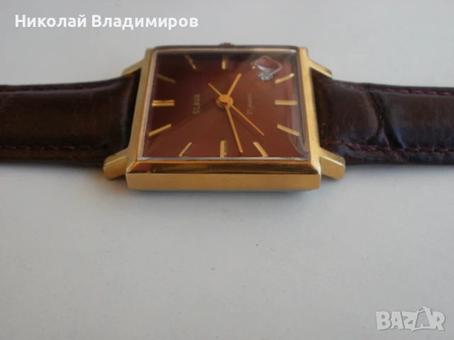 Slava Слава 20 мик. мъжки руски отлично състояние часовник, снимка 4 - Мъжки - 50719707