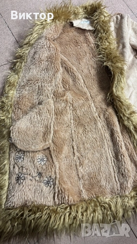 Дамско Палто с Пух, снимка 3 - Палта, манта - 52908231