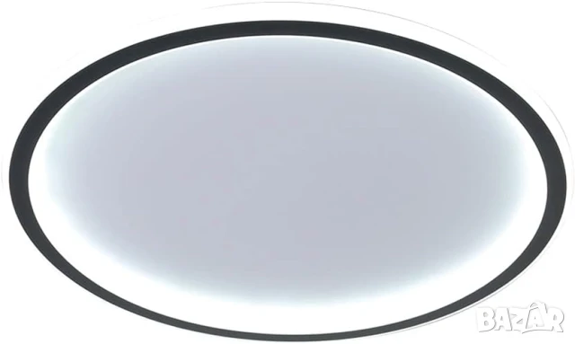 Ултратънка 4,5 см, ф60 см, ЛЕД, LED таванна лампа, модерна и кръгла №3, снимка 5 - Лампи за таван - 51110203