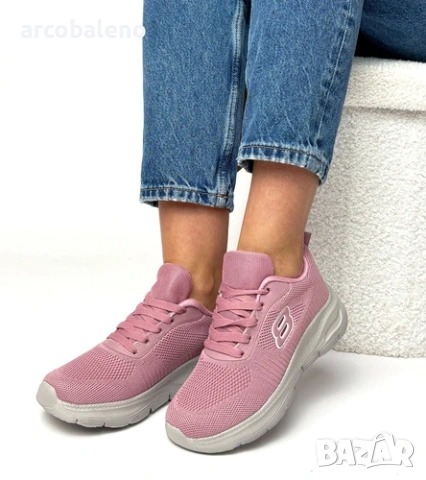 Дамски ниски маратонки Pink Lucia с мека стелка, 2цвята , снимка 6 - Маратонки - 53405830