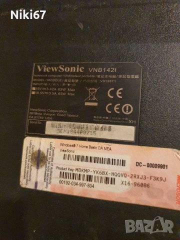 ViewSonic VNB142I, снимка 3 - Части за лаптопи - 39048044