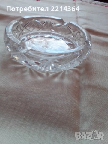 Кристален Пепелник - Бохемия, снимка 5 - Сервизи - 43447770