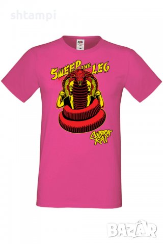 Мъжка тениска Cobra Kai sweep the leg,Филм,сериал,Изненада,Подарък,Повод,, снимка 9 - Тениски - 37718469