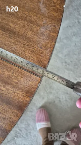 Трапезна разтегателна маса диаметър 1 метър, снимка 6 - Маси - 47609274