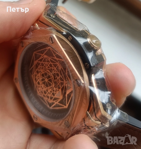 НОВ Мъжки кварцов часовник с кутия, снимка 8 - Мъжки - 52624802