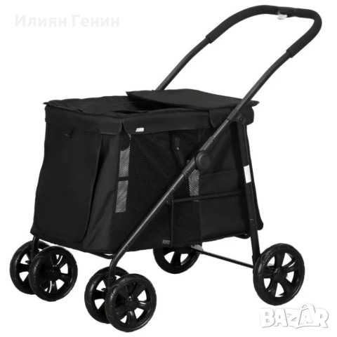 PawHut Количка за кучета с възглавница