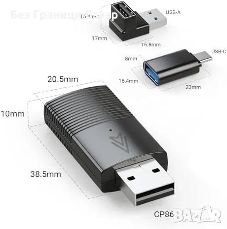 Нов Безжичен CarPlay адаптер – Конвертирай кабелен към безжичен, снимка 8 - Друга електроника - 47588860