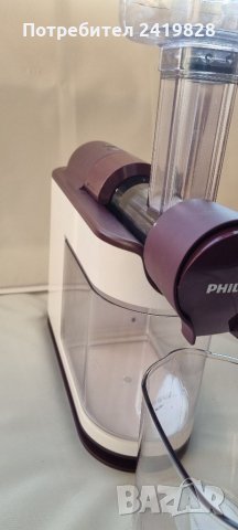 Бавнооборотна сокоизтисквачка  Licua Dora Philips HR1891/80 200 W 1L