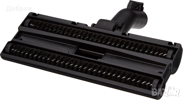 Оригинална Siemens Bosch широка подова четка 305мм с 2 въртящи ролки четки от 100% естествен косъм, снимка 2 - Прахосмукачки - 24938547