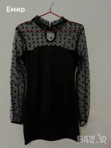 Черна рокля по тяло