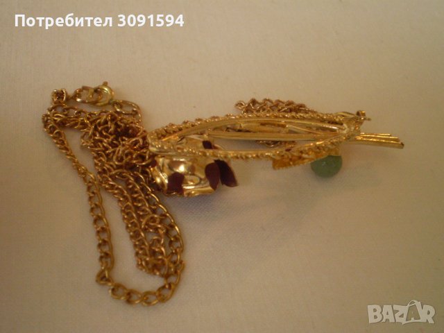 дамско колие с цветя, снимка 8 - Антикварни и старинни предмети - 40277035