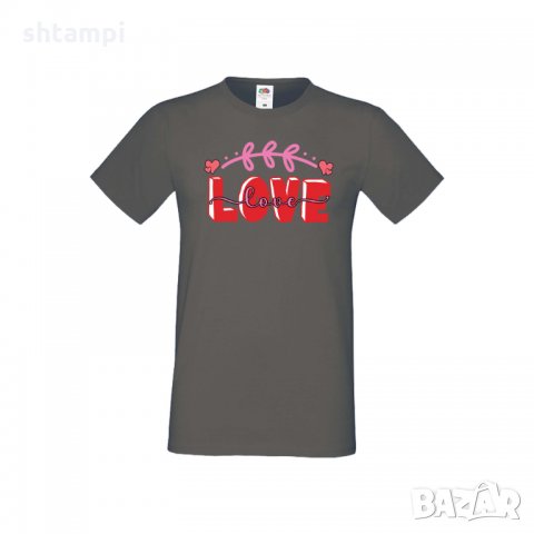 Мъжка тениска Свети Валентин Love 2, снимка 4 - Тениски - 35649893