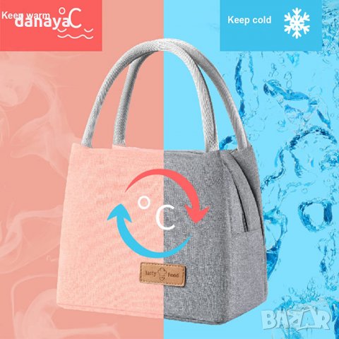 3118 Малка термо чанта за храна и напитки, 21х17х13см, снимка 8 - Чанти - 38156821