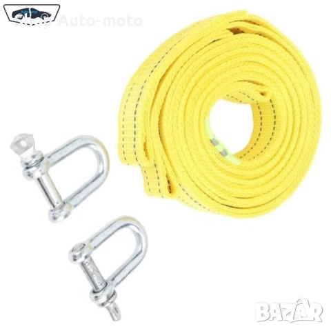 Въже колан за теглене Automat – здраво въже до 8 тона, 4м