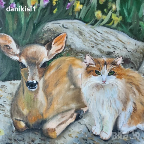 Голяма картина маслени бои, снимка 2 - Картини - 51253949