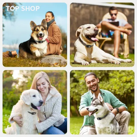 Нашийник за обучение против лай със 7 регулируеми чувствителност и интензитет звуков NBJU, снимка 7 - За кучета - 48494788