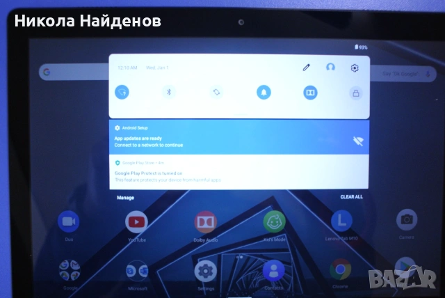 Таблет Lenovo TB-X505F (Tab M10 HD), снимка 3 - Таблети - 53200984