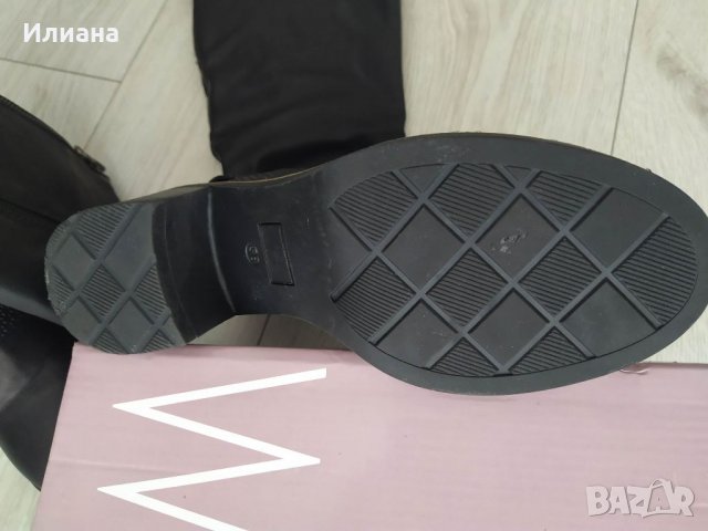 Дамски черни ботуши , снимка 4 - Дамски ботуши - 38612447