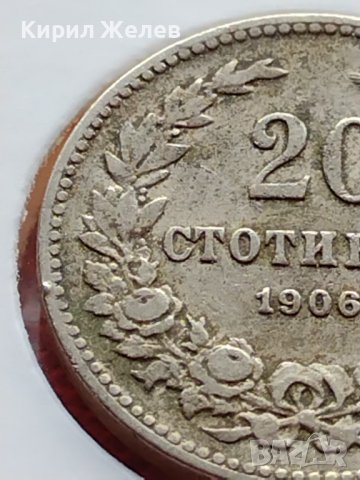 МОНЕТА 20 стотинки 1906г. КНЯЖЕСТВО БЪЛГАРИЯ ФЕРДИНАНД ПЪРВИ ЗА КОЛЕКЦИЯ 35793, снимка 4 - Нумизматика и бонистика - 39509497