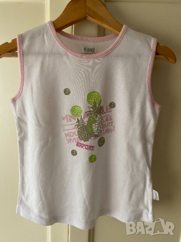 Детска Блуза Kanz без ръкав 2 броя 116/122см, снимка 2 - Детски тениски и потници - 16927406