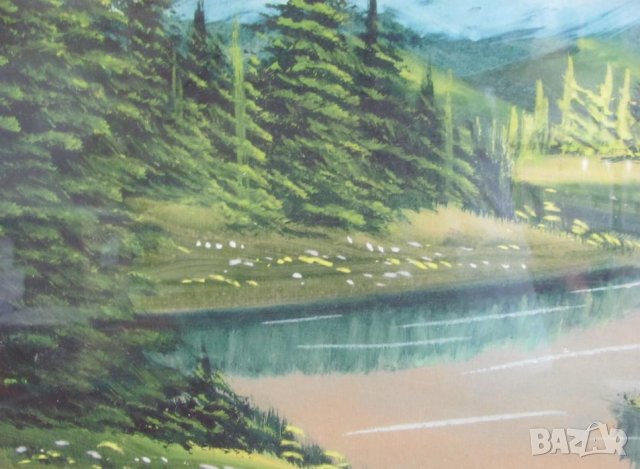 Стара Картина Подписана, снимка 4 - Картини - 43113113