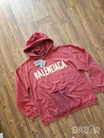 Страхотен мъжки суитчър BALENCIAGA Размер S M L XL 2XL , снимка 2 - Суичъри - 47390765