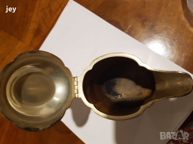 Стара сребърна каничка Wellner, снимка 6 - Други ценни предмети - 27131441