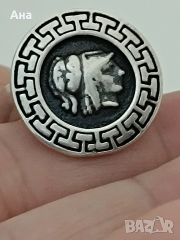 Сребърен пръстен Версаче Буква ЕЕ, снимка 5 - Пръстени - 43924201