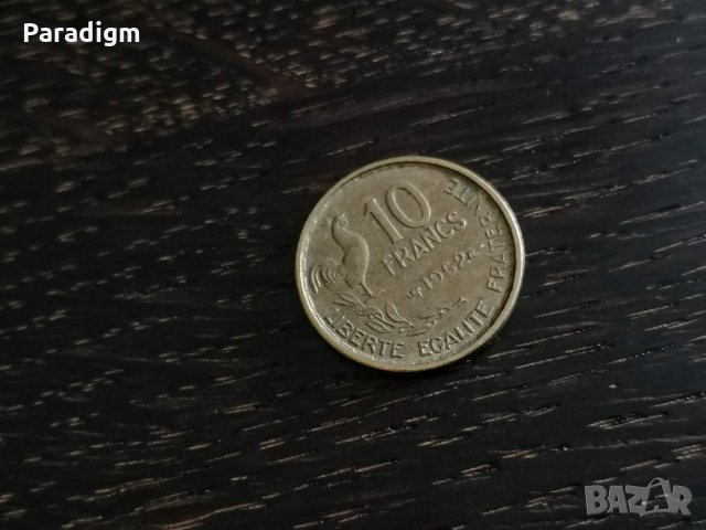 Монета - Франция - 10 франка | 1952г.