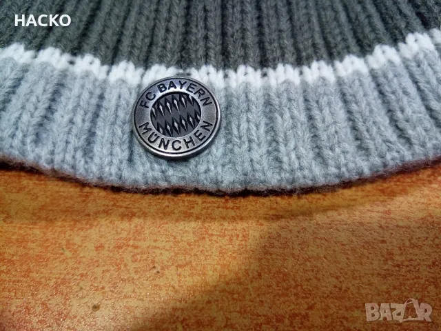 Зимна Шапка FC BAYERN MUNHEN 100% Оригинална Внос от Германия, снимка 2 - Фен артикули - 48199162