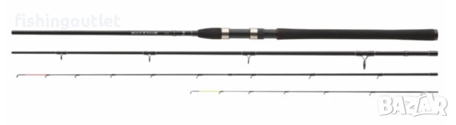 Фидер комплект Daiwa Black Widow 3.60m ,Daiwa Ninja 4000 и корда 0.20м, снимка 3 - Въдици - 51219224